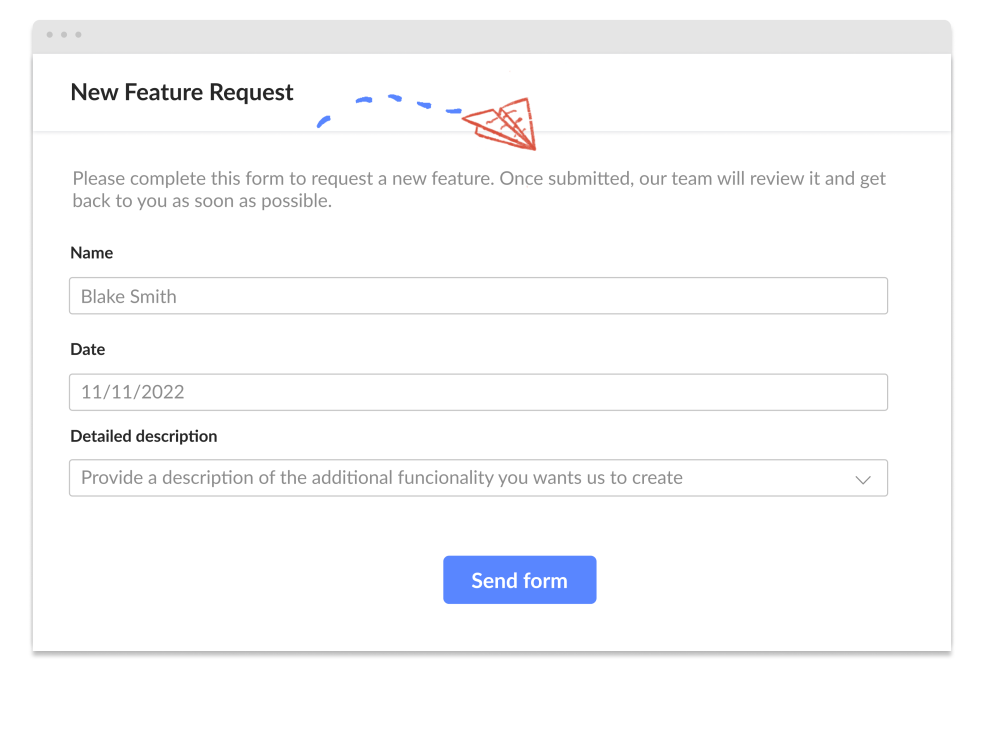 Automate product requests
