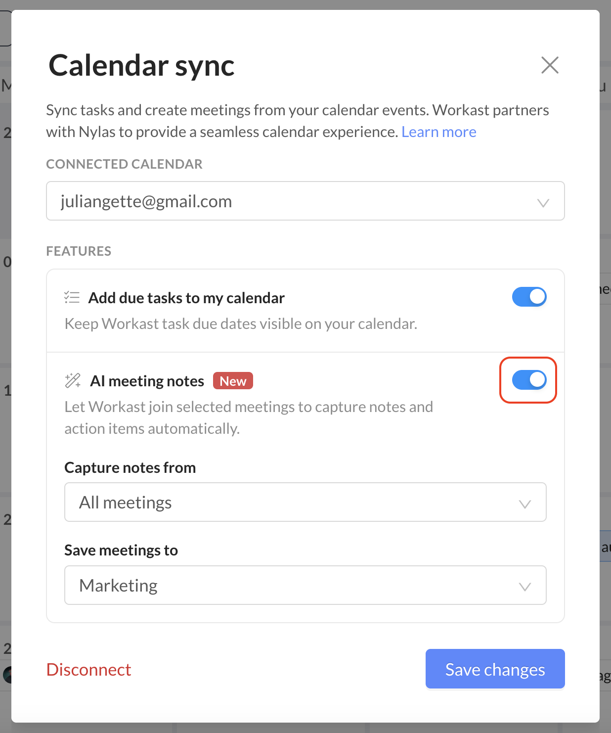 meetings agent config
