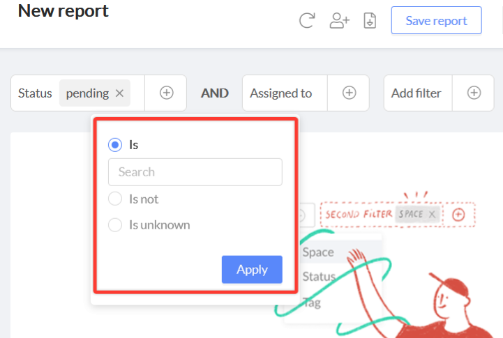 advanced search or reports 2