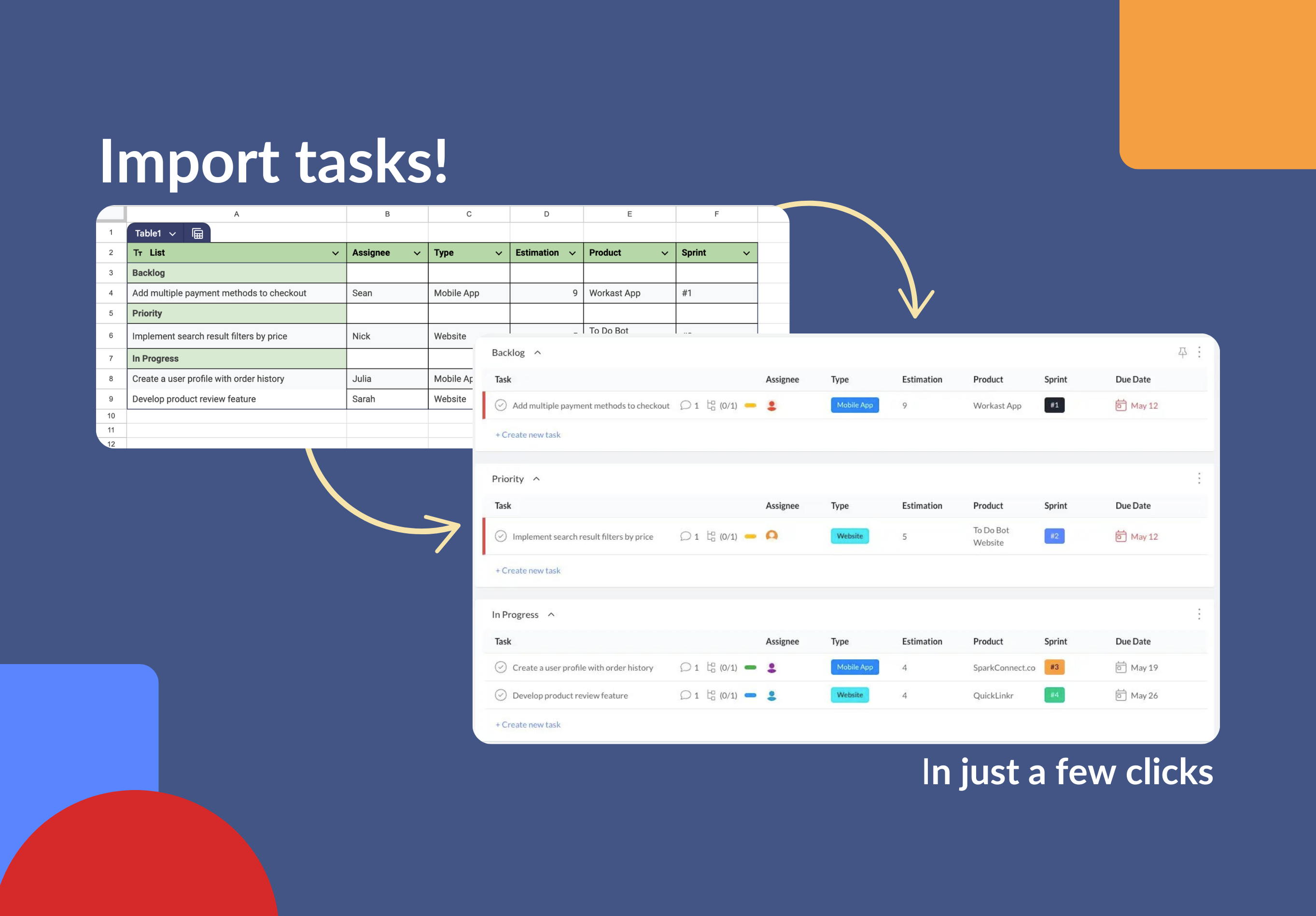 Import tasks! (1)