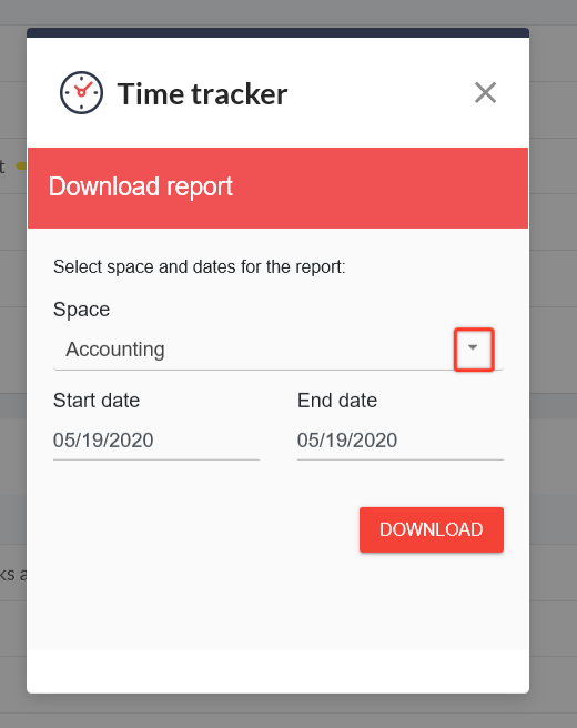 set up a time tracker in your project management software