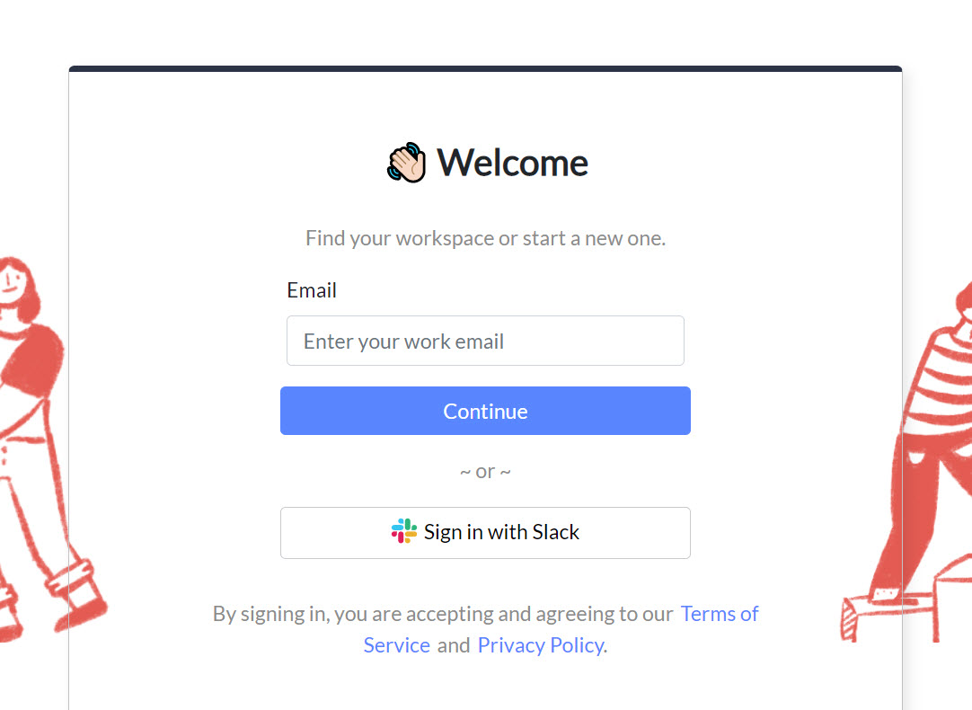 login to Workast via email
