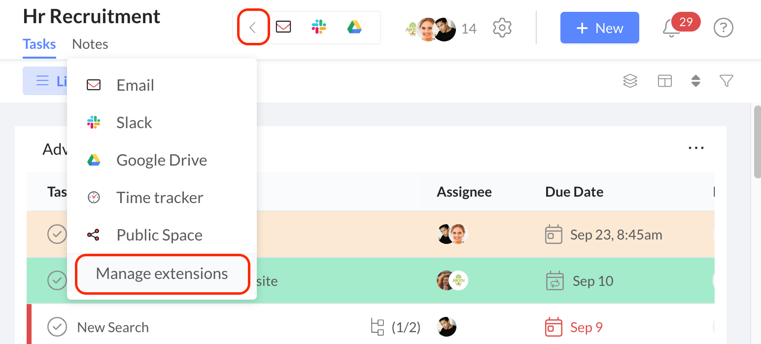 Using the Google Drive extension 2