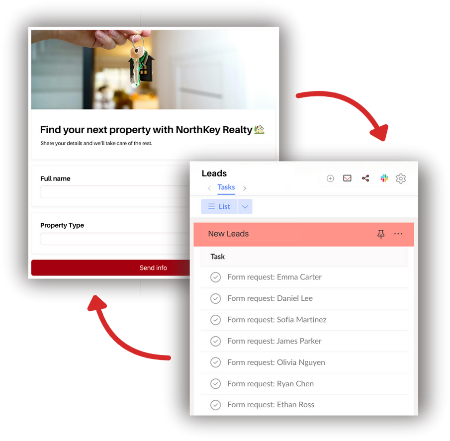Lead capture with Forms