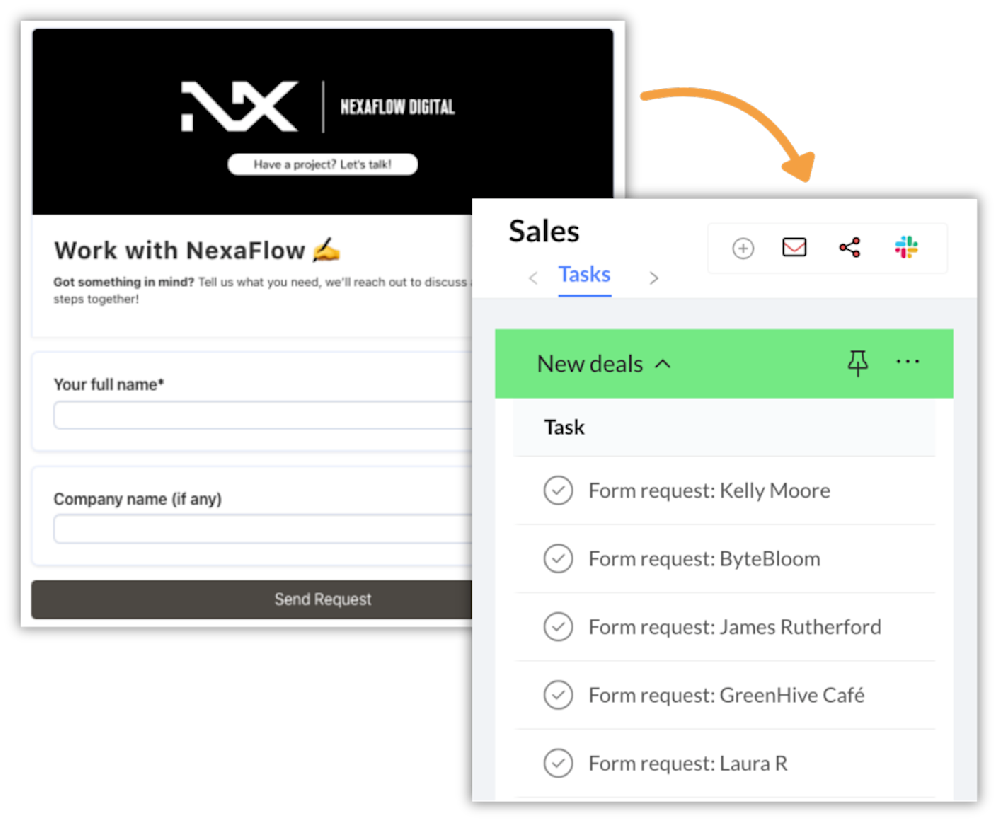 Lead capture with Forms