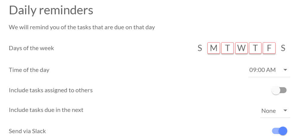 How to customize Workast notifications and daily reminders in Slack