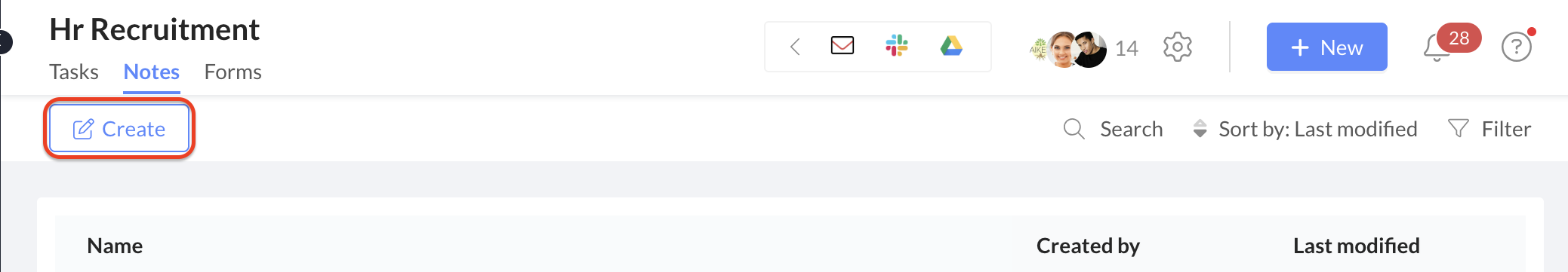 The Notes extension 2