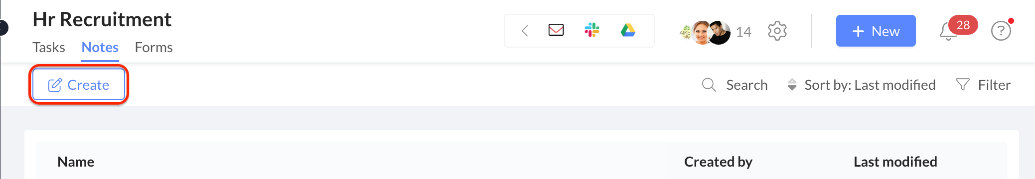 The Notes extension 2