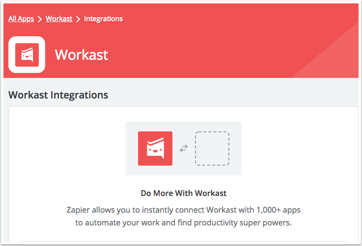 zapier and workast to move from another pms