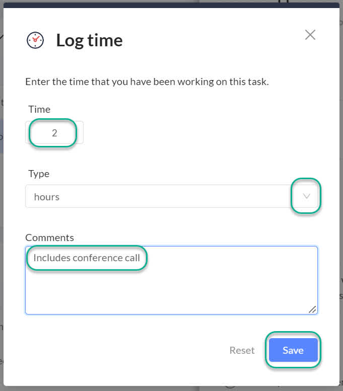Time Tracker - How to log and track time on a task 3