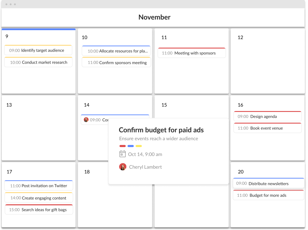 Keep event calendars in-sync