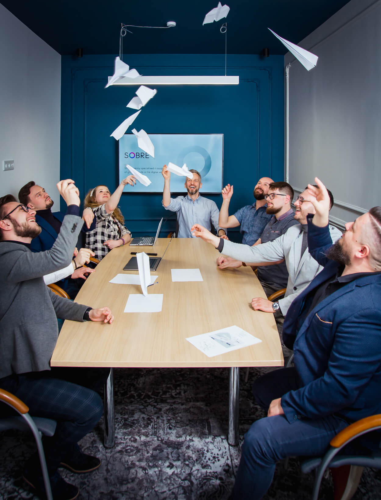 team leaders during the meeting