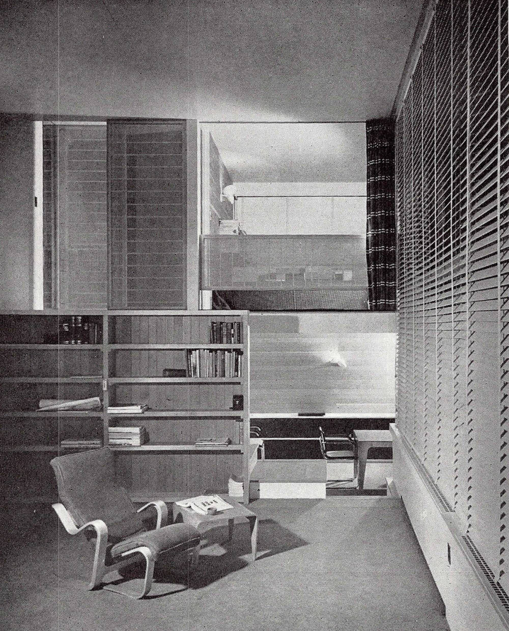  Marcel Breuer, The House in the Museum Garden, Interior, 1949 