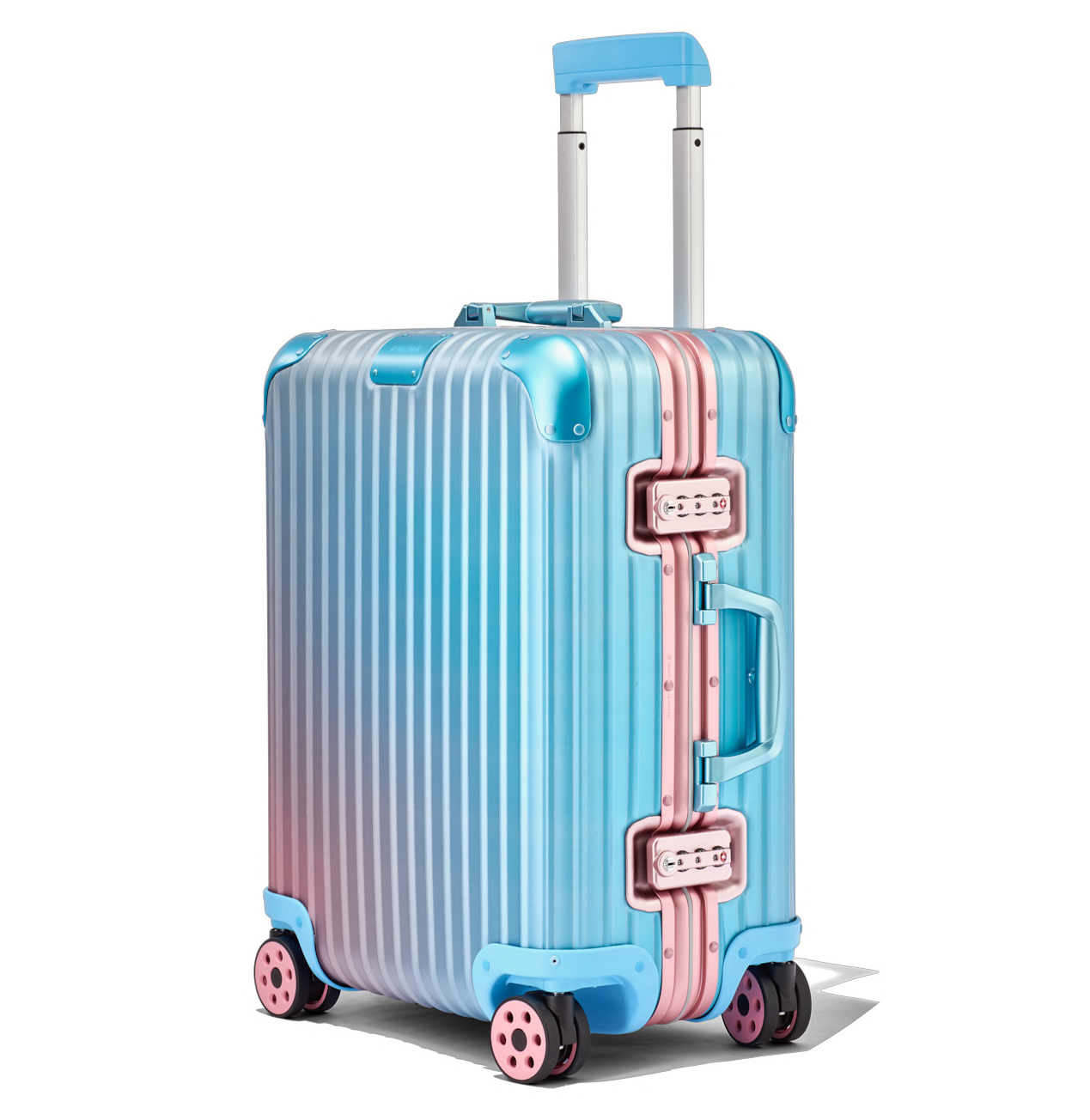 Have Art, Will Travel? Alex Israel Designed Custom Color-Graded Suitcases  With Luxury Luggage Brand RIMOWA