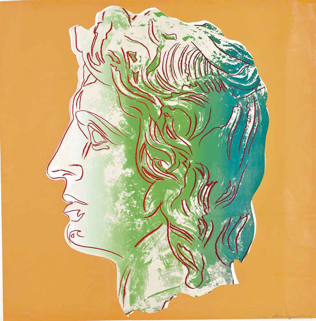Andy warhol  alexander the great  1982