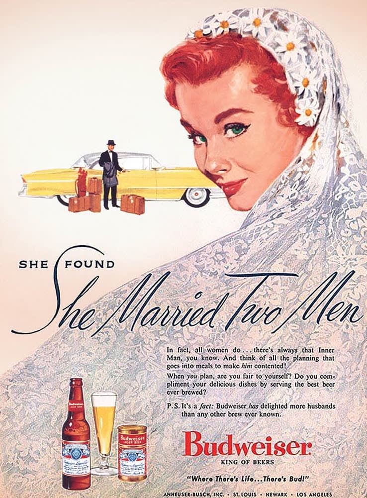  Budweiser , Advertisement, 1950s 