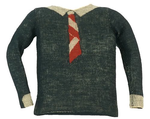 One of schiaparelli s frist sweaters  1927