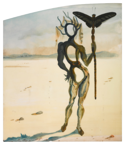  Salvador Dalí, Page from 'Crisalida' Brochure, 1958 