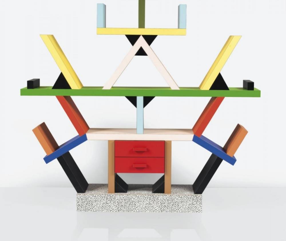 Ettore sottsass  carlton bookcase  1981