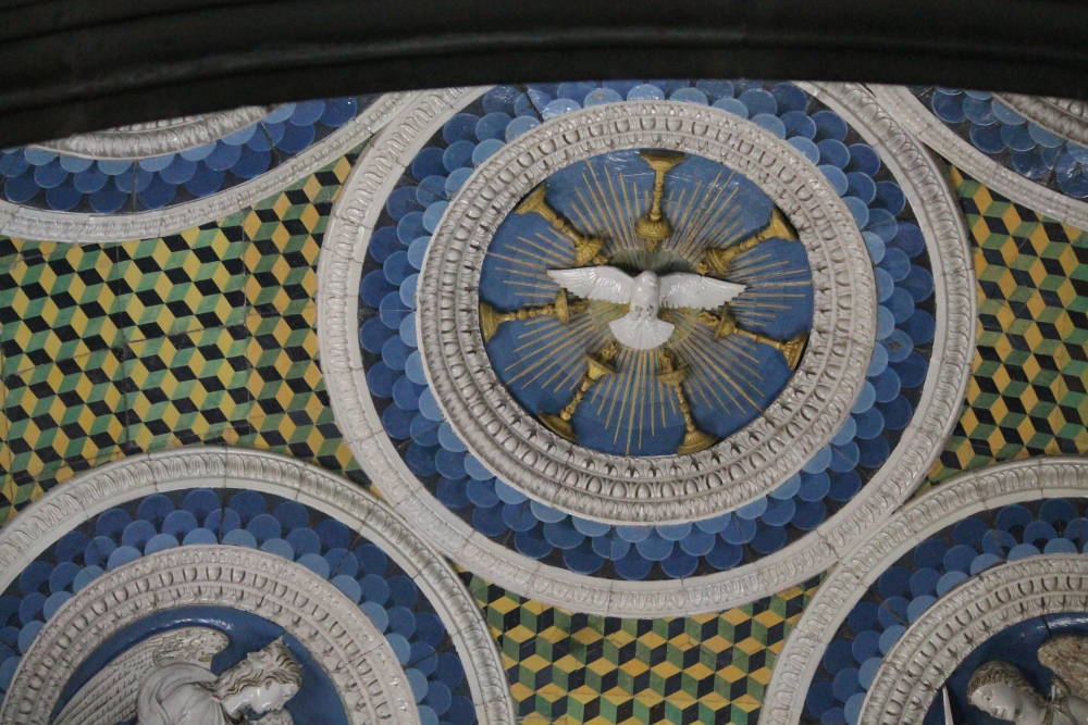  Agnolo Gaddi, San Miniato al Monte, Glazed Terracotta ceiling, 1448 