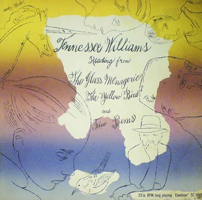  Andy Warhol, Tennessee Williams, Reading From the Glass Menagerie, 1960 