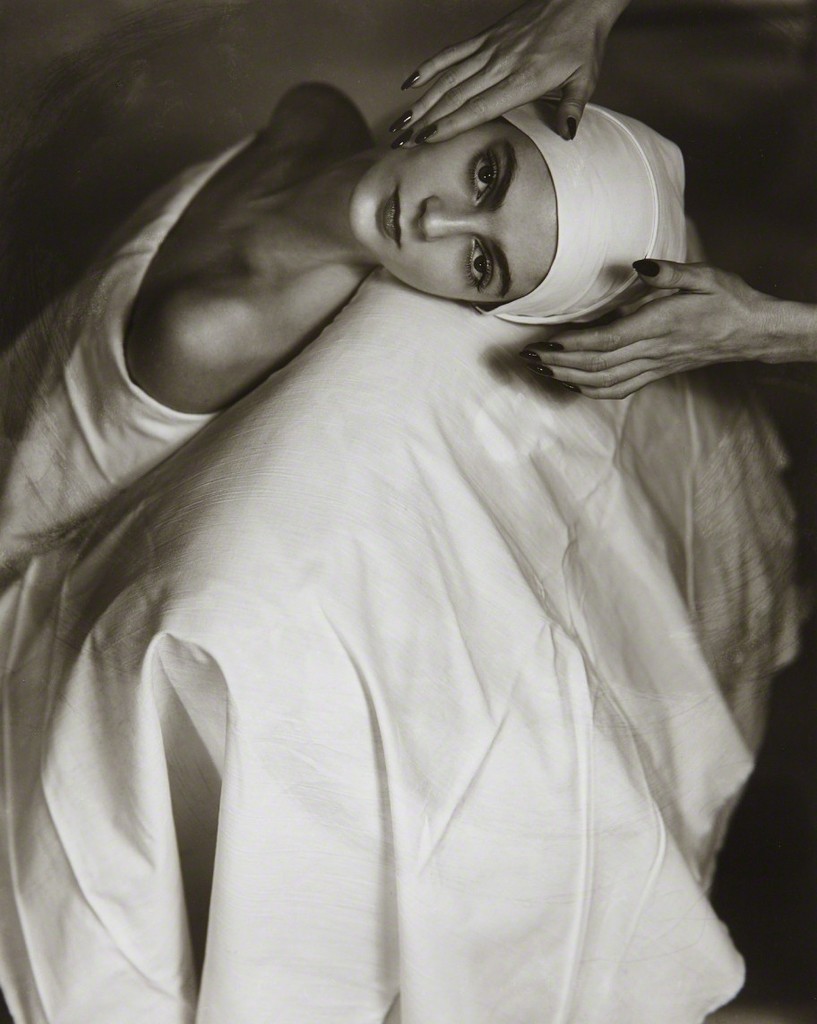 Horst p. horst   carmen face massage  new york   1946