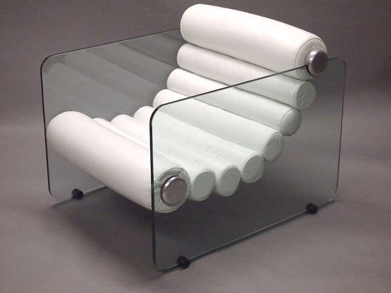 Hyaline chair designed in 1967 by fabio lenci 