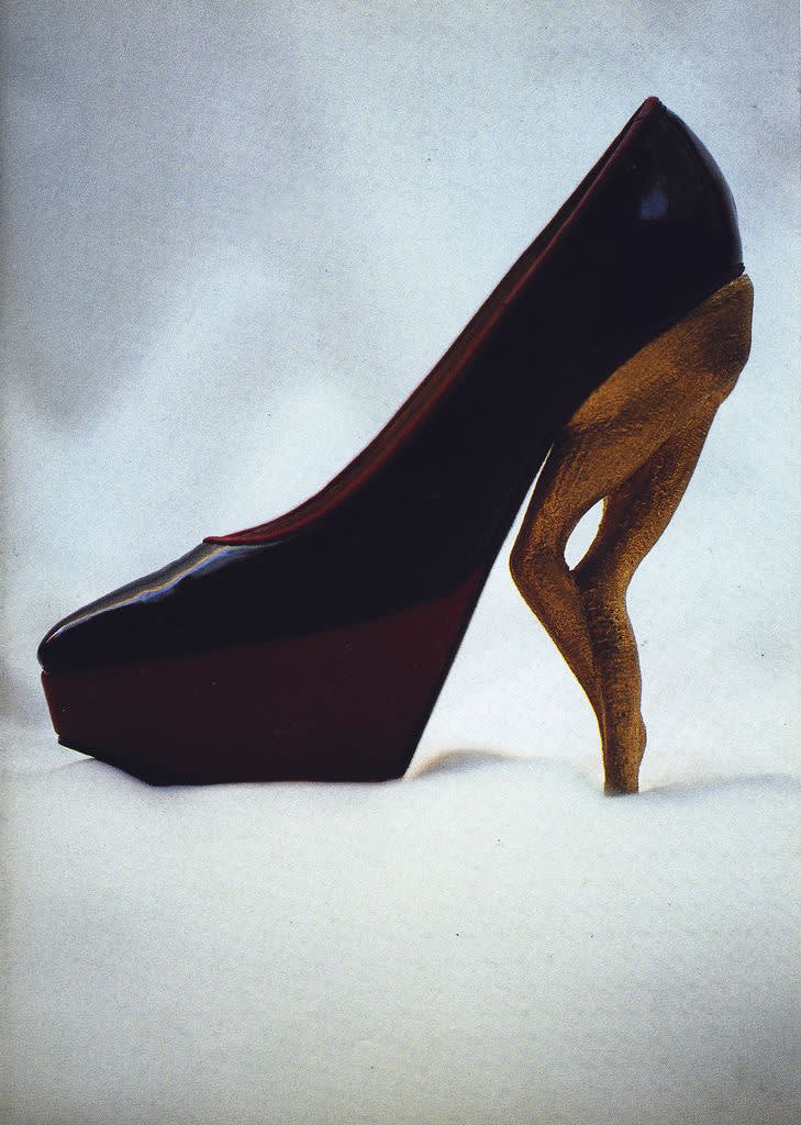  Azzedine Alaïa and Maison Massaro, Leg Heel, 1991 