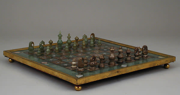  Chess Set, 1800s 