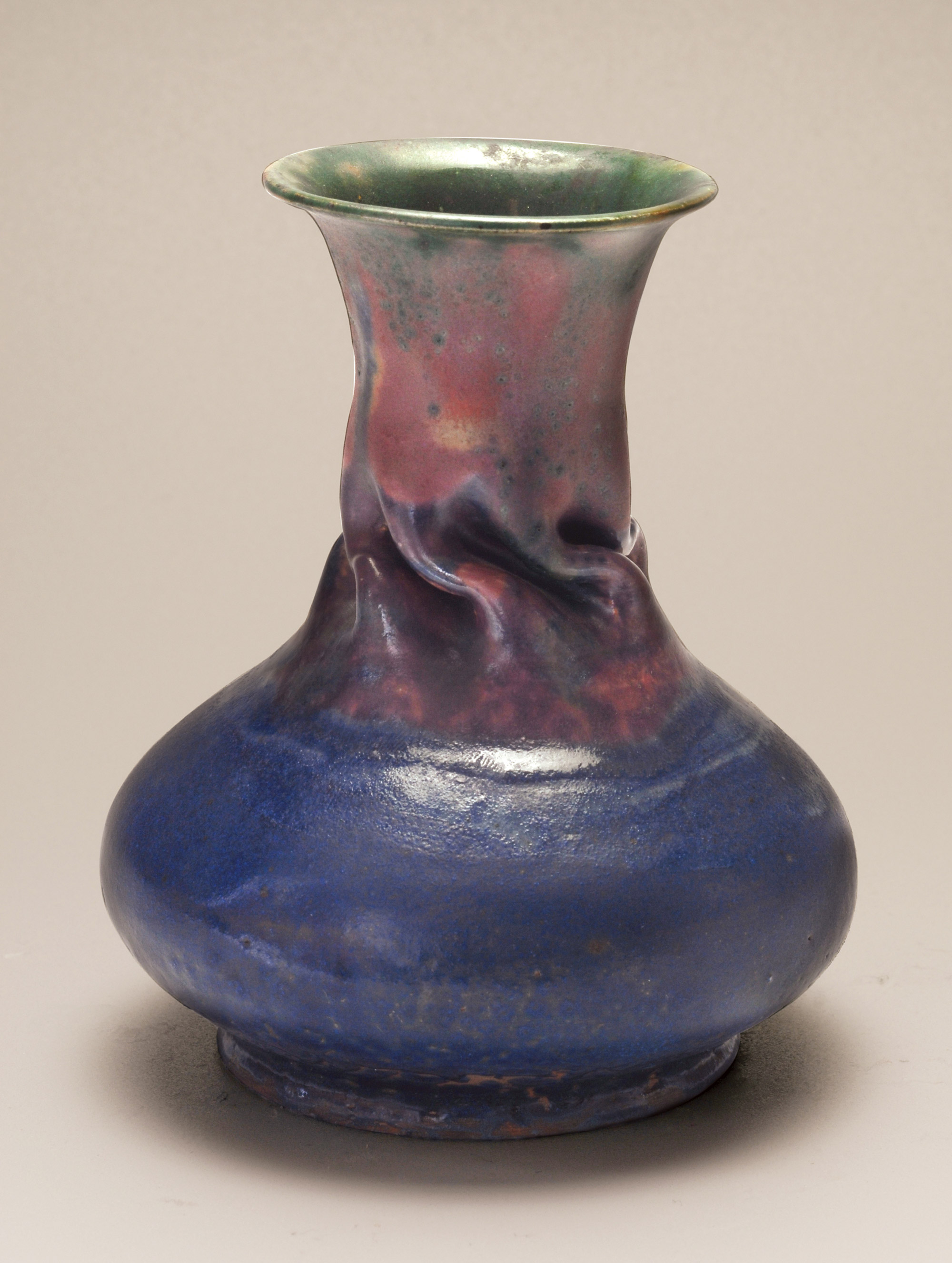 George ohr  vase with in body twist  c. 1905