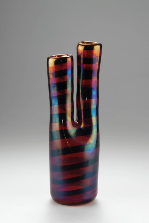 Fulvio bianconi for venini  vase  fasce orizzontali   1950