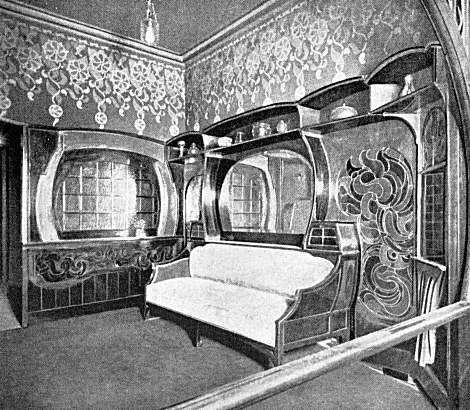 Henry van de velde  smoking room 1895