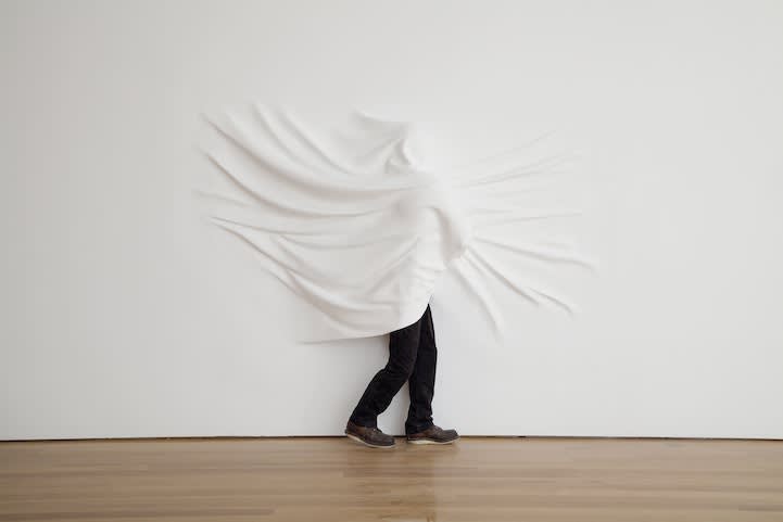 Daniel Arsham , Wrapped Figure, 2012 