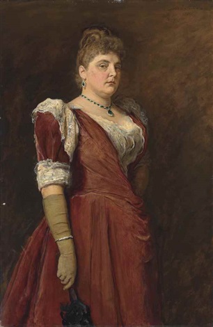 Sir john everett millais portrait of mrs charles wertheimer