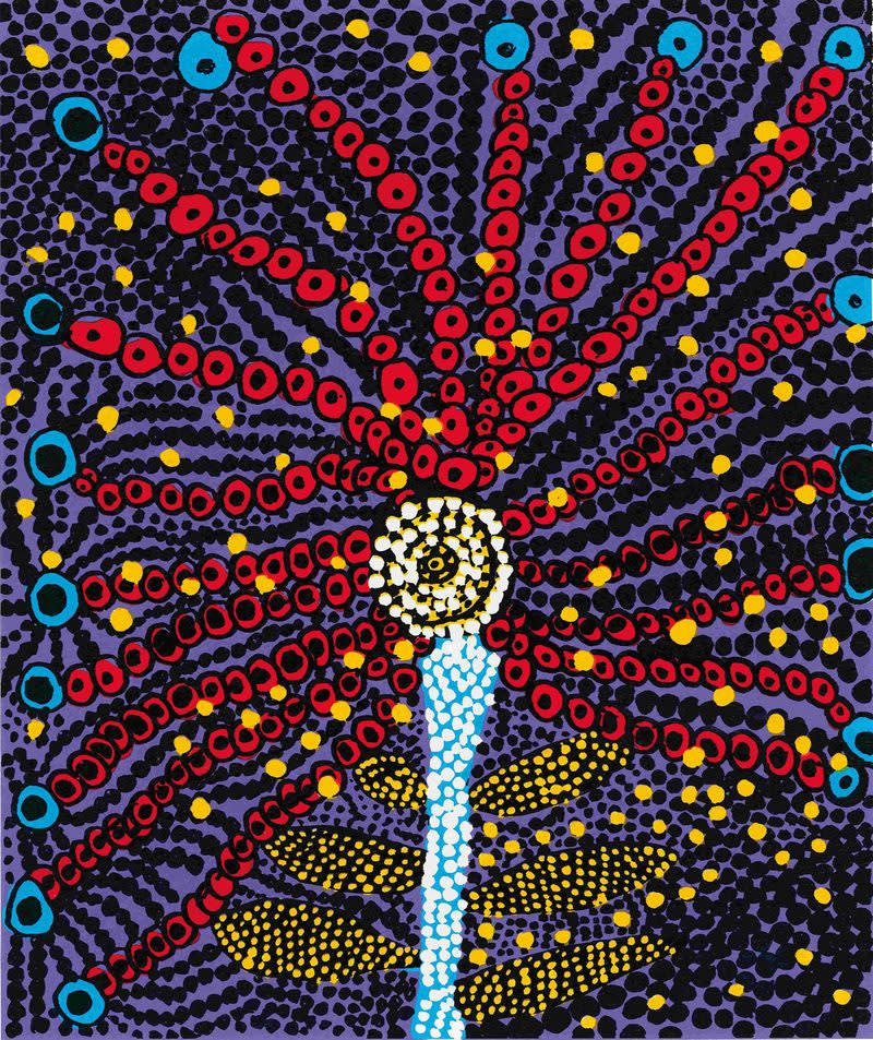 Yayoi kusama  flower bloomed in my heart  2011