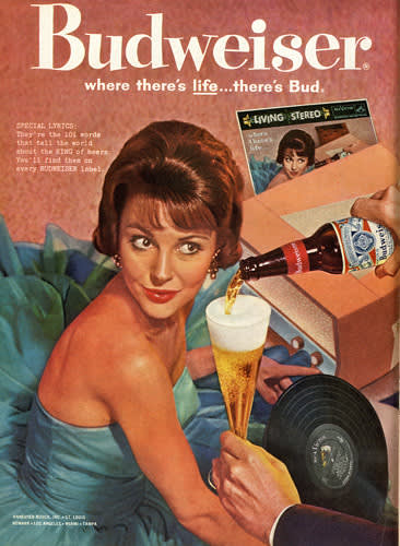  Budweiser , Advertisement, 1950s 