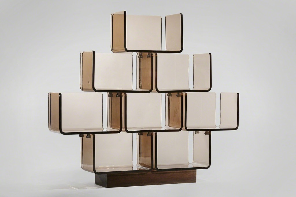 Pierre paulin   e  lyse  e bookcase   1971  demisch danant