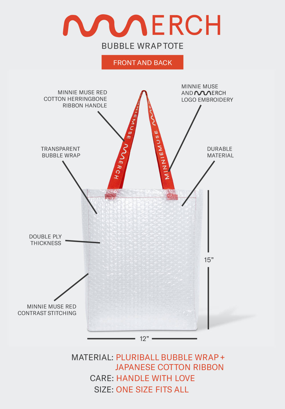  MMerch, Bubble Wrap Tote, Product Card 
