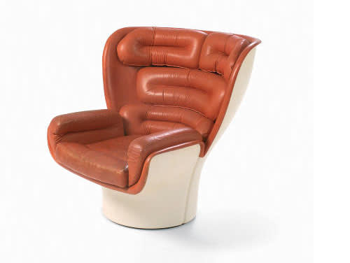 Joe colombo  elda lounge chair  1967