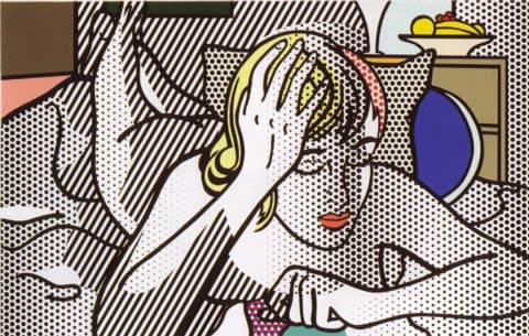  Roy Lichtenstein, Thinking Nude, 1994 
