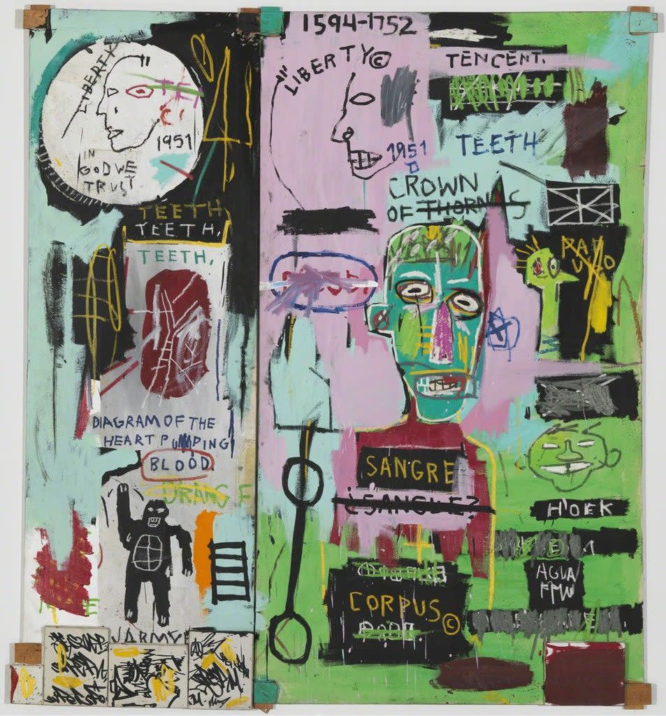  Jean-Michel Basquiat, In Italian, 1983 