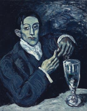  Pablo Picasso , Portrait of Angel Fernandez de Soto, 1903 