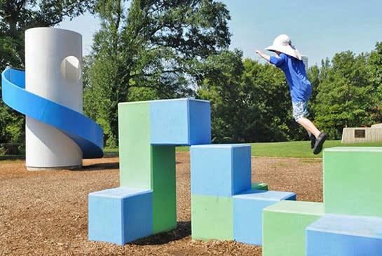  Isamu Noguchi , Playscapes in Piedmont Park, Atlanta, Georgia, 1976  