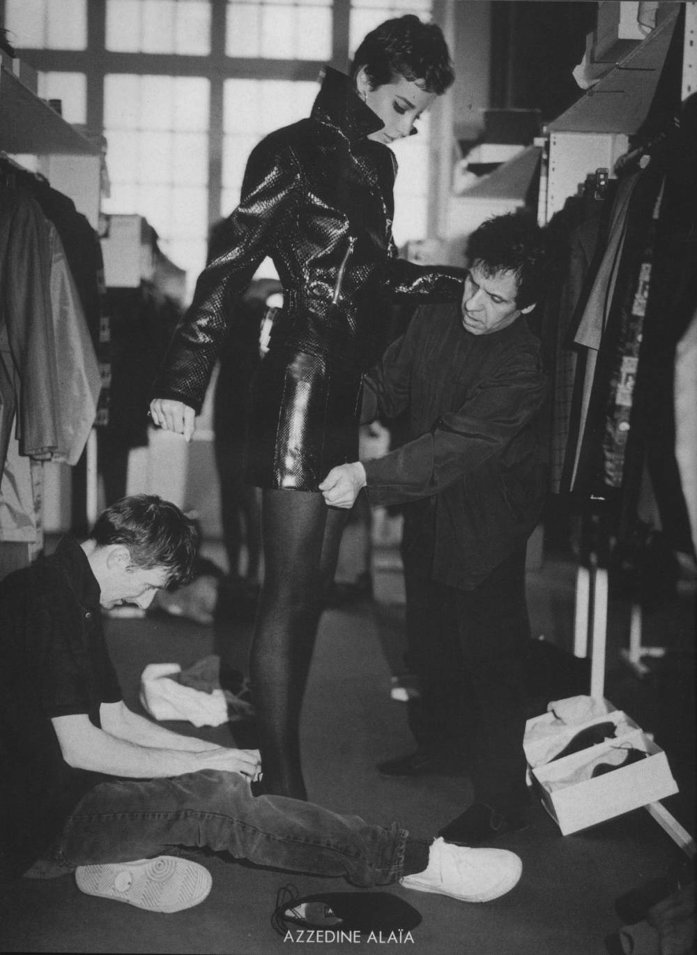  Bruce Weber for Vogue Italia, Azzedine Alaïa in his studio, 1997 