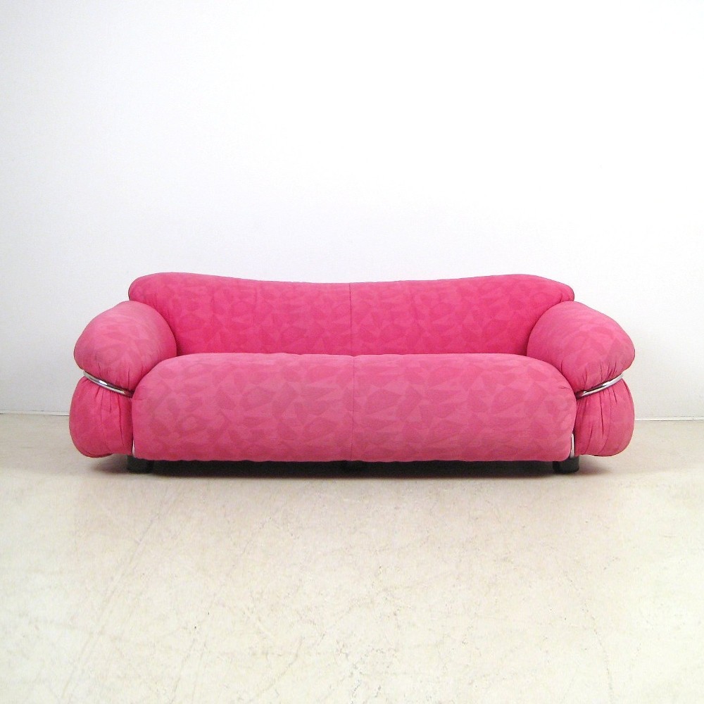 Sesann 2 1 2 seat sofa by gianfranco frattini for cassina  1970s