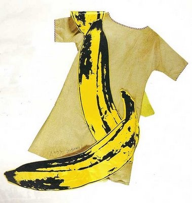 Andy warhol banana dress  1966