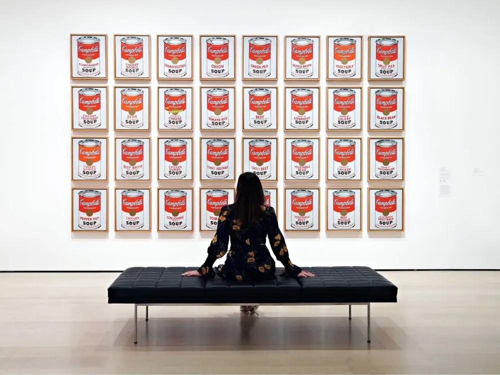 Warhol saw art in everyday stuff  moving soup cans from the supermarket aisles to museum walls.