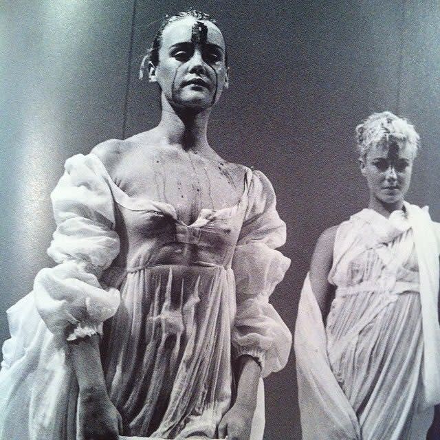  John Galliano , Models doused in water, Spring/Summer 1986 