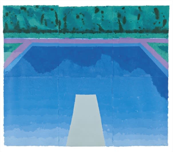  David Hockney, Autumn Pool (Paper Pool 29), 1978 