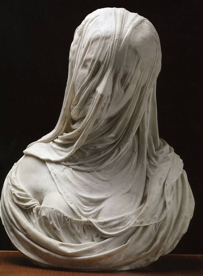  Antonio Corradini, Bust of a Veiled Woman, 1717-25 